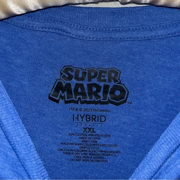 NINTENDO SUPER MARIO HYBRID TSHIRT SIZE XXL - Picture 3 of 4